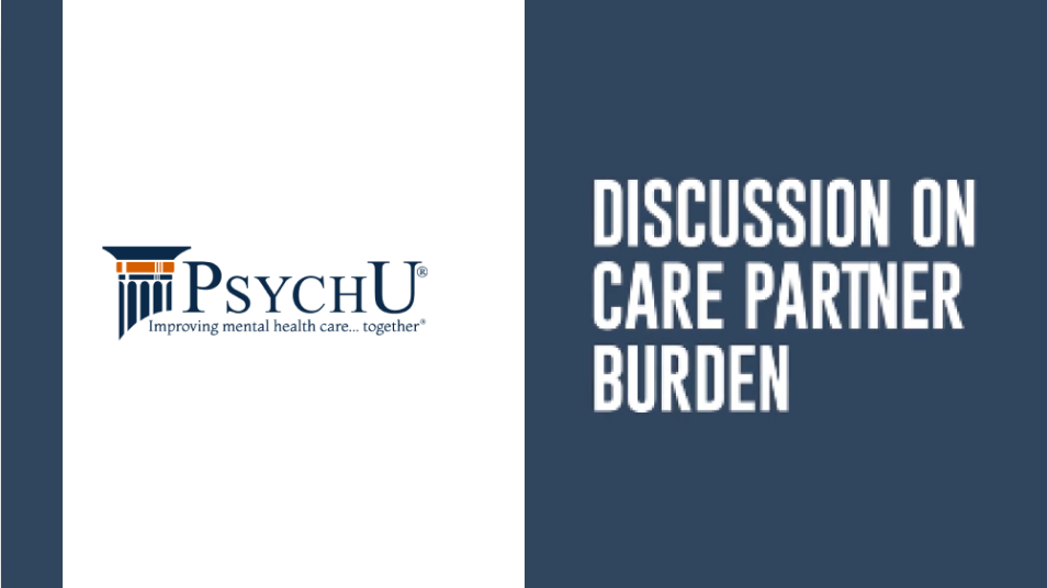 Discussion on care partner burden